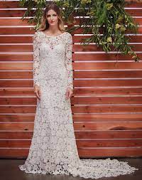 Clover Crochet Lace Boho Wedding Dress Crochet Wedding Dresses Wedding Dresses Boho Wedding Dress Lace
