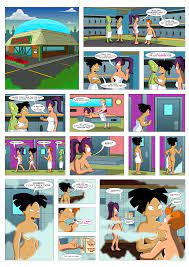 Xbooru - amy wong comic futurama nude philip j. fry purple hair sauna  spider-matt text turanga leela | 630882