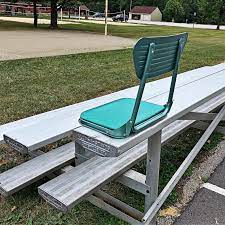 Shop online for all your home improvement needs: Vintage Metal Folding Stadium Seat Bleacher Seat Fishing Boat Canoe Seats Chairs Metal Padded Green 1960 S Bleacher Seating Metal Chairs Seating
