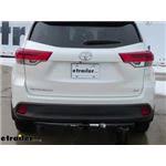 Etrailer trailer hitch installation 2017 toyota highlander. Recommended Trailer Hitch For 2017 Toyota Highlander With Full Sized Spare Tire Etrailer Com