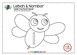 Gambar ikan badut hitam putih. Warna Nombor 1 Hingga 10 Tema Lebah 03 Kitpramenulis