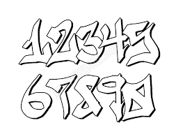 Jeden buchstaben für dein persönliches graffiti alphabet abc zeichnen und einen eigenen style . Graffiti Schrift Zahlen 0 9 9 Graffiti Schrift Graffiti Zahlen Tattoo Schrift Zahlen