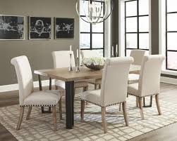 From its rich finishes to its clean lines, the. Taylor Rustic Ivory And Oak Five Piece Dining Set 107431 S5 Dining Room Groups Midtown Outlet Home Furnishings