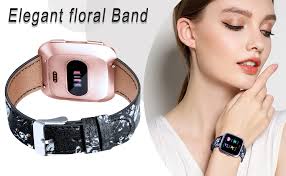 Amazon.com: Leather Band for Fitbit Versa 2/SE/Lite Smart Watch Wristbands,  Adjustable Soft Leather Replacement Strap for Women & Men : Cell Phones &  Accessories