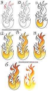 How to draw a flame like a teardrop? How To Draw Flames And Drawing Cartoon Fire Drawing Tutorial How To Draw Step By Step Drawing Tutorials