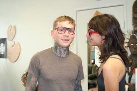 He's been published a ton, and he's very professional. This Guy Gets A Permanent Eyeglasses Tattoo