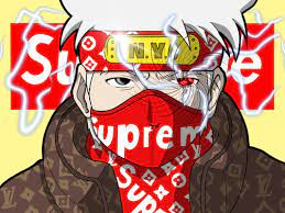 See more ideas about rap wallpaper, rapper art, dope wallpapers. Kakashi X Lv Supreme In 2021 Best Naruto Wallpapers Naruto Supreme Naruto Uzumaki Art