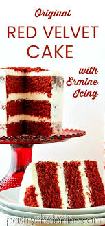 There are a few things that give red velvet cake it's own unique flavor (my family dislike cream cheese frosting) i made an ermine icing to frost the layers instead. This Red Velvet Cake Recipe Is Frosted With What Is Most Likely The Original Frosting For Red Velvet C Velvet Cake Recipes Red Velvet Cake Recipe Southern Cake