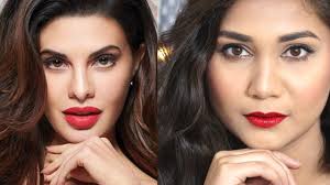 Jacqueline Fernandez inspired Classic Golden Eye Red Lip Makeup Using  Colorbar