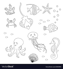 All 11 pages are located in one convenient pdf. Sea Animal Colouring Pages For Kids Total Update