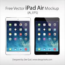 Free Vector Apple Ipad Air Mockup In Ai Eps Format Ipad Mini Apple Ipad Mini Ipad