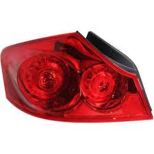 2007 2008 Infiniti G35 Tail Lamp Lh Assembly Red Lens Sedan Sedan 2013 Infiniti G37 2015 Infiniti
