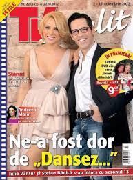 Inima schimbatoare, ep 65 subtitrat… Stefan Banica Iulia Vantur Tv Satelit Magazine 02 November 2012 Cover Photo Romania