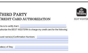 The Fascinating Download Best Western Credit Card Authorization Form Throughout Authorization To Charge Cre In 2020 Hotel Credit Cards Credit Card Pictures Credit Card