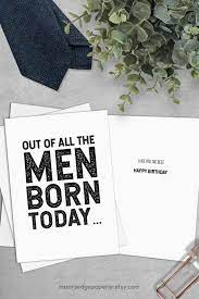 Funny birthday cards for men. Printable Funny Birthday Card For Him Best Friend Gift For Men Etsy Funny Birthday Cards Download Birthday Cards Birthday Card Template