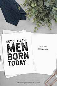 On this page i will, over time, give you a lot of free birthday cards, and i am sure you will find one you like. Printable Funny Birthday Card For Him Best Friend Gift For Men Etsy Funny Birthday Cards Download Birthday Cards Birthday Cards For Men