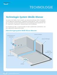 Die wahrheit ist, dass fast kein keller mit dieser bezeichnung tatsächlich eine „weiße wanne ist. System Weisse Wanne Technologien Zur Abdichtung Von Betonbauwerken Pdf Free Download