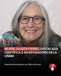 Una de las mexicanas más destacadas a nivel internacional con  reconocimientos tan importantes como el Premio a la Divulgación de la  Academia Mundial de Ciencias en 1992 o el Premio Kalinga de