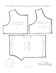 12 Baby Doll Dress And Bloomers Free Pattern Doll Clothes Patterns Free Baby Doll Clothes Patterns Doll Patterns Free