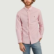 Maybe you would like to learn more about one of these? Chemise Ajustee Siglee En Coton Oxford Rose Pale Polo Ralph Lauren L Exception