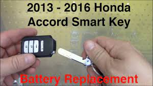 Check spelling or type a new query. 2013 2016 Honda Accord Smart Key Battery Replacement Youtube