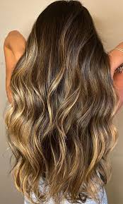 Ask for a clear shine glaze or lowlights with a deep brown the highlights act as an accent and give the hair movement and dimension, rather than a drastic color. 49 Gorgeous Blonde Highlights Ideas You Absolutely Have To Try Chocolate Brown Waves With Butter Highlights