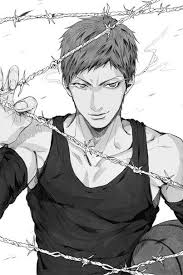 Aomine And Barbed Wire Kuroko No Basket Kuroko Kuroko S Basketball
