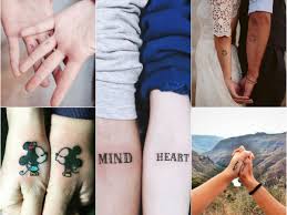 Aujourd'hui il en existe pour tous les goûts , de toutes les couleurs , et il est. Tatouages Couple Nos 15 Idees Les Plus Romantiques Femme Actuelle Le Mag