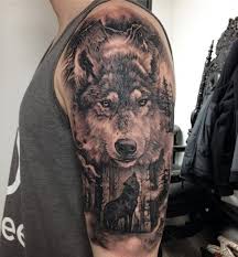 24 Cool Wolf Tattoo Ideas For Shoulder Petpress In 2020 Wolf Tattoos Wolf Tattoo Sleeve Wolf Tattoo Forearm