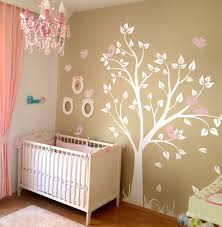 Beyaz Agac Ve Pembe Kuslar Bebek Ve Cocuk Odasi Duvar Sticker Fiyat 164 Tl Dekor Duvar Bebek
