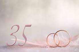 Happy 35 years of fraggle rock!! 35th Year Wedding Anniversary Gifts And Ideas Coral Wedding Anniversary