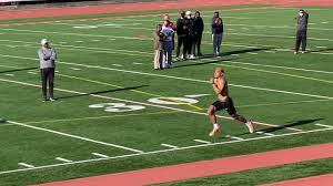 Brown, a receiver from usc, with the seventh pick in the fourth round to open day 3 of the 2021 nfl draft on saturday. Amon Ra St Brown Working Out For Nfl Scouts At Usc S Pro Day Youtube