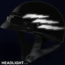 2.8 x 0.7 • set of 3 patches • self adhesive • imported. Lightning Bolt Hyper Reflective Decal Set Seward Street Studios