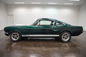 1965 Ford Mustang Fastback Gt350 Clone Green Black Mustang Fastback Ford Mustang Fastback Mustang