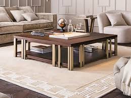 Low Square Coffee Table With Integrated Magazine Rack Mondrian Square Coffee Table Modern Centre Table Designs Coffee Table Contemporary Living Room Design