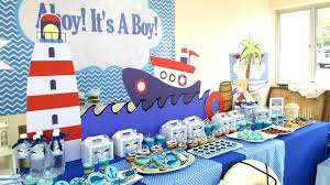 Delight guests at your baby shower with ahoy matey party supplies. Boy Nautical Theme Baby Shower Novocom Top