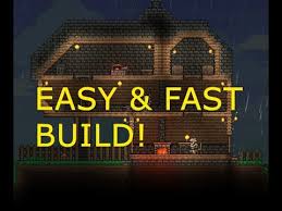 I haven't tried terraria yet, but the. Easy Fast Terraria House Speed Build For Beginners Part 1 Youtube