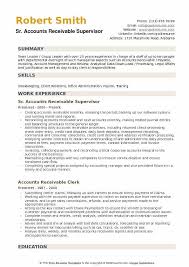 Healthcare managers perform administrative duties in healthcare units. Accounts Receivable Supervisor Resume Samples Qwikresume
