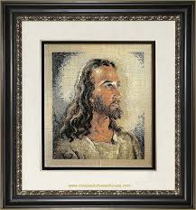 Jesus counted cross stitch kit. Crossstitch Warehouse Portrait Of Jesus Christ