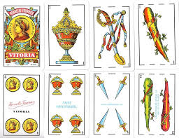 Los Palos De La Baraja Espanola Copas Oros Espadas Bastos Cartas Baraja Espanola Baraja Espanola Tarot Baraja