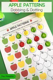 You can find all of our printable letter crafts. Apple Patterns Do A Dot Activity Totschooling Toddler Preschool Kindergarten Educational Printables