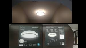 Costco flush mount led ceiling light. Starraker Artika Led Ceiling Light From Costco Unboxing And How To Install Youtube