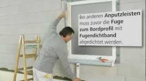 Wdvs Verarbeitungsrichtlinie Fenster Und Turanschluss Mit Anputzleisten Youtube