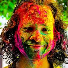 Celebrating Holi, The Festival Of Colors, In Delhi, India