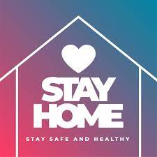 We urge you all to stay home and stay safe. Free Vector Stay Home Stay Safe And Healthy Concept Poster Design