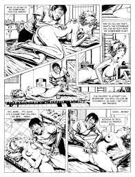 Black and white sex comics with horny babes at PornComics