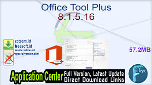 Internet download manager has a smart download logic accelerator that features intelligent dynamic file segmentation and safe multipart internet download manager can dial your modem at the set time, download the files you want, then hang up or even shut down your computer when it's done. Office Tool Plus 8 1 5 16