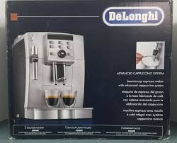 De'longhi coffee machines may be subject to mineral buildup over time. Delonghi Ecam23120sb Super Automatic Espresso Maker New In Box Ideas Of Espresso Machi Coffee And Espresso Maker Espresso Machine Italian Espresso Machine