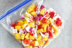 The flavors of summer come alive in these colorful grilled kebabs, complete with a kick of heat from the sriracha and sweetness from honey. Mango Chicken Kabobs The Gunny Sack