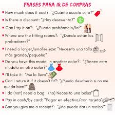 Essential Spanish phrases for Clothes Shopping. Write for which other  topics you would like to get a list of basic and essential phrases. :  r/SpanishLearning